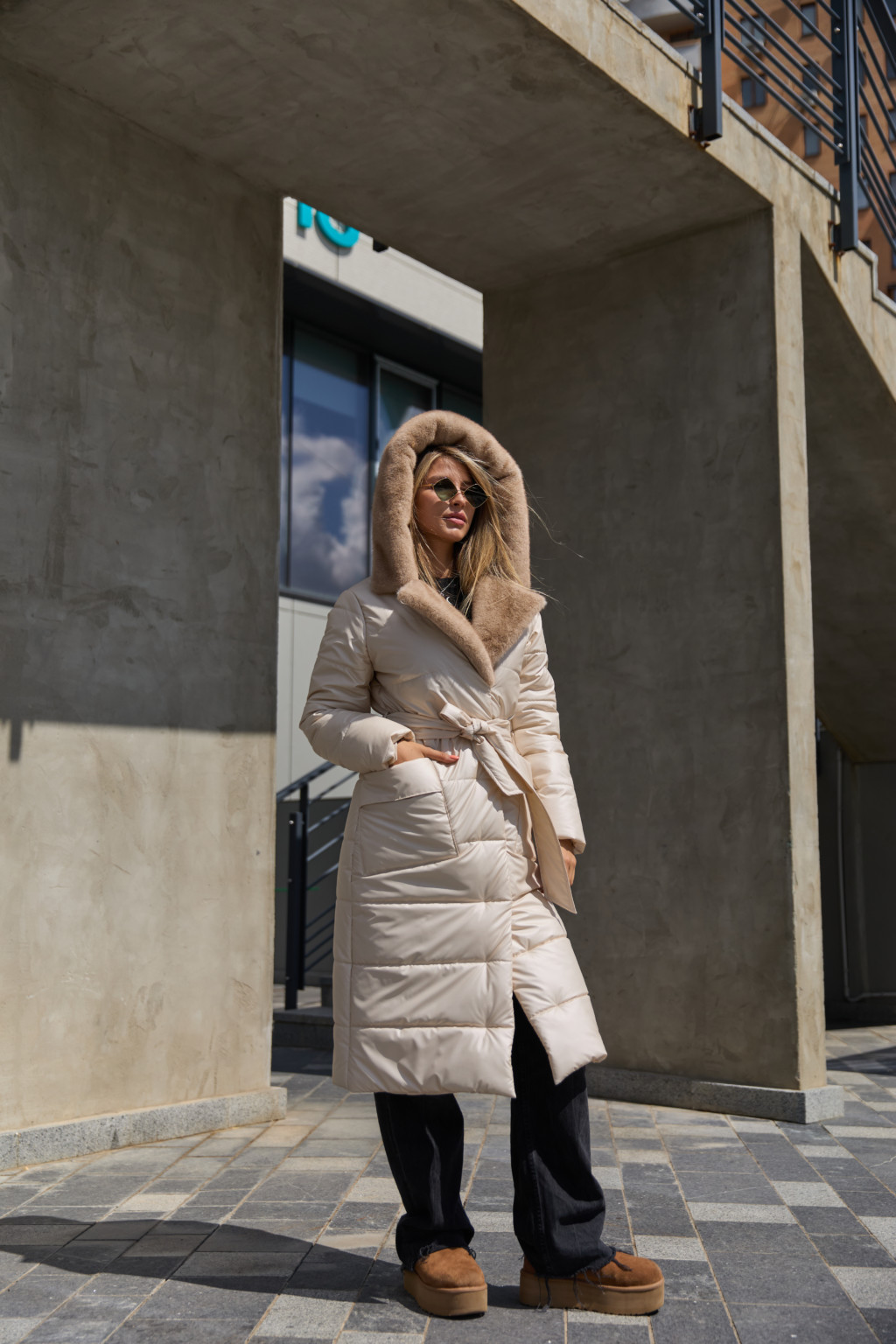 Зимнее пальто Mila Nova ПВ-331белый — изображение 1