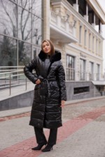 Зимнее пальто Mila Nova ПВ-331черный+черный — изображение 4