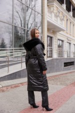 Зимнее пальто Mila Nova ПВ-331черный+черный — изображение 6