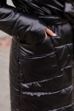 Зимнее пальто Mila Nova ПВ-331черный+черный — изображение 5