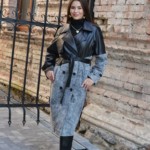 Демисезонный тренч Mila Nova Q-98 графит