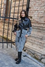 Демисезонный тренч Mila Nova Q-98 графит