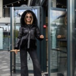 Зимняя дубленка Mila Nova Д-226 черный