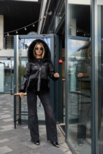 Зимняя дубленка Mila Nova Д-226 черный