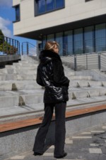 Зимняя куртка Mila Nova К-308  кап черный — изображение 5