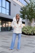 Зимняя куртка Mila Nova К-308  кап молоко — изображение 2