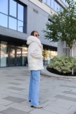 Зимняя куртка Mila Nova К-308  кап молоко — изображение 5