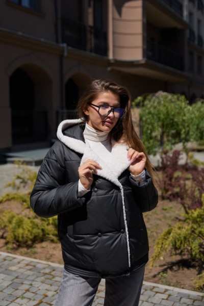 Демисезонная Куртка Mila Nova К-334 черный