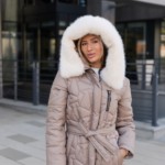 Зимняя куртка Mila Nova К-345 капучино