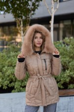 Зимняя куртка Mila Nova К-345 кемел