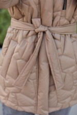 Зимняя куртка Mila Nova К-345 кемел — изображение 7