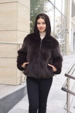 Зимняя шуба Mila Nova ПВ-316шоколад