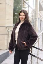 Зимняя шуба Mila Nova ПВ-316шоколад — изображение 3