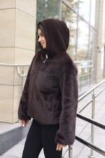 Зимняя шуба Mila Nova ПВ-316шоколад — изображение 4