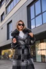 Зимнее пальто Mila Nova ПВ-362 серый — изображение 6