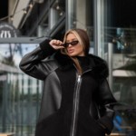 Зимняя дубленка Mila Nova Д-219  черный