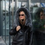 Зимняя дубленка Mila Nova  Д-233  черный