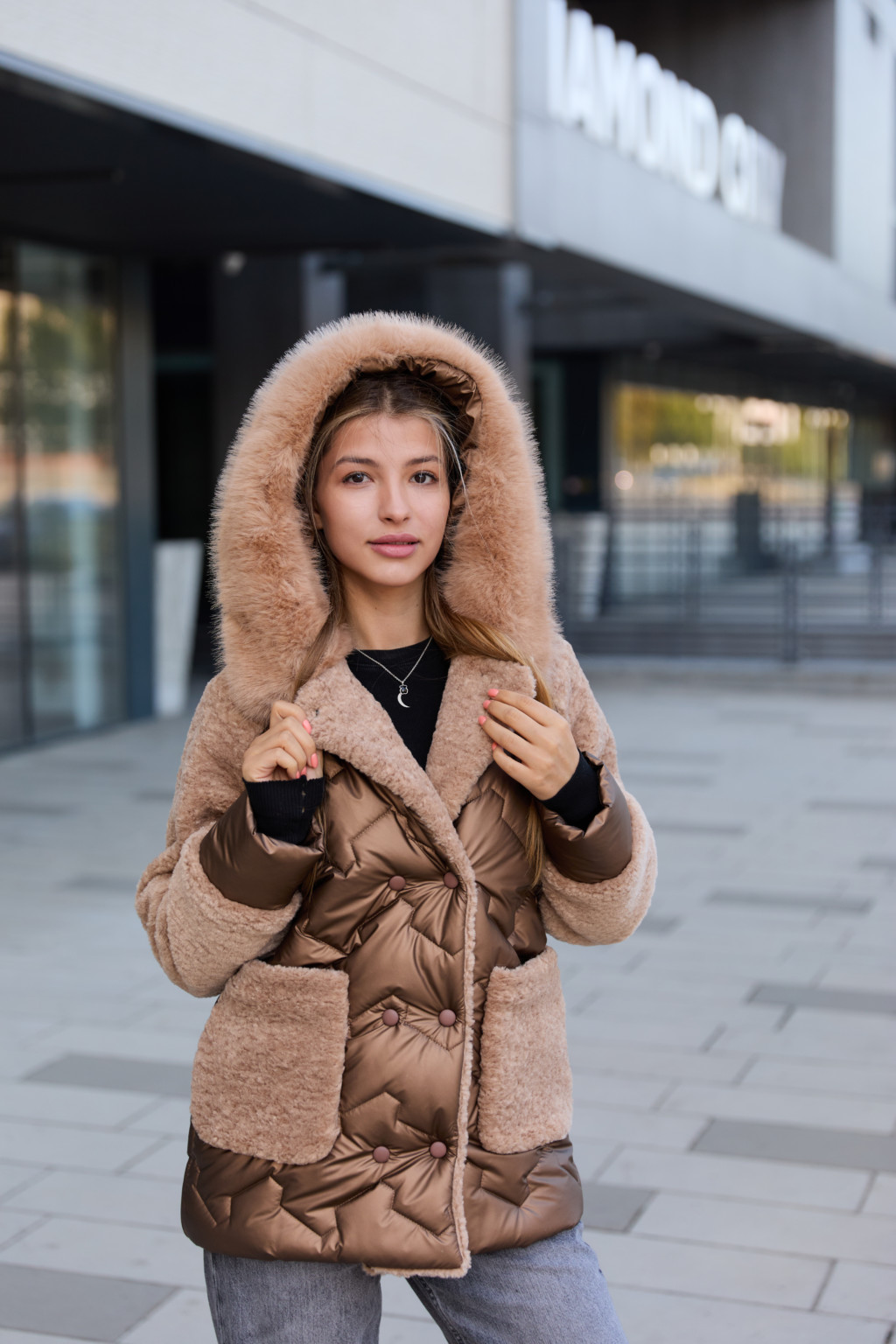 Зимняя куртка Mila Nova К-308  кап кемел — изображение 1