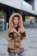 Зимняя куртка Mila Nova К-308  кап кемел