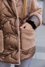 Зимняя куртка Mila Nova К-308  кап кемел — изображение 6