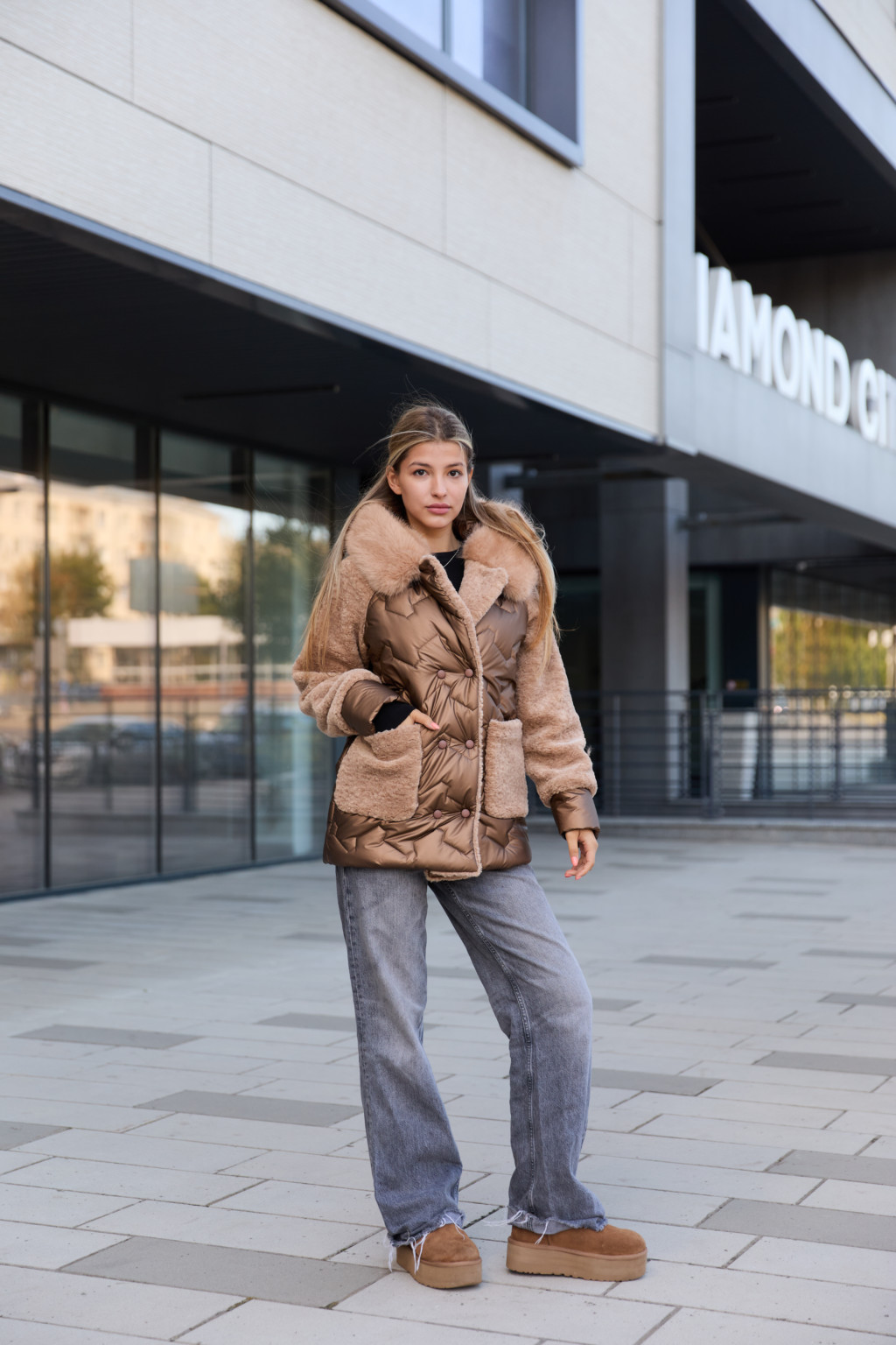 Зимняя куртка Mila Nova К-308  кап кемел — изображение 5