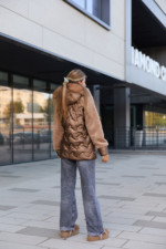 Зимняя куртка Mila Nova К-308  кап кемел — изображение 4