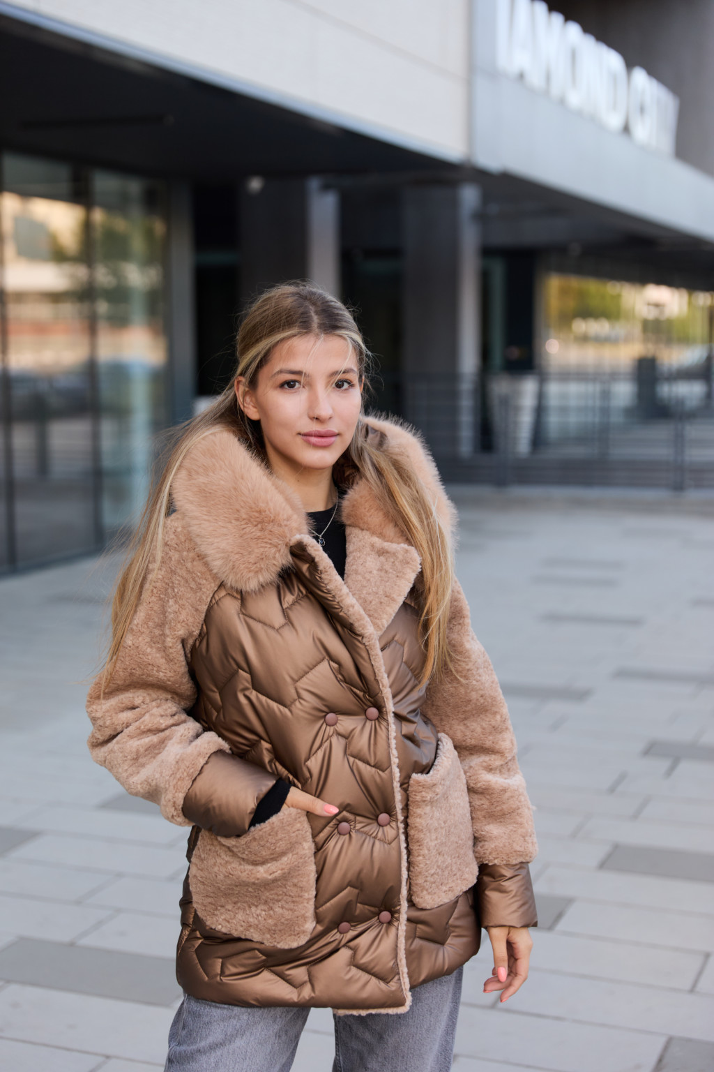 Зимняя куртка Mila Nova К-308  кап кемел — изображение 3