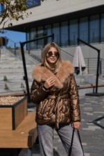 Зимняя куртка Mila Nova К-328 кап кемел