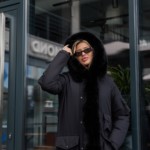 Зимняя куртка-парка  К-342 черный