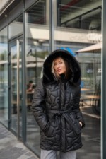 Зимняя куртка Mila Nova К-345 черный