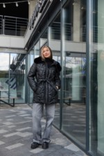 Зимняя куртка Mila Nova К-345 черный — изображение 2