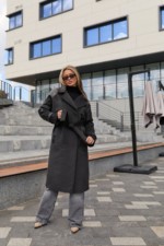 Зимнее пальто Mila Nova ПВ-348 графит