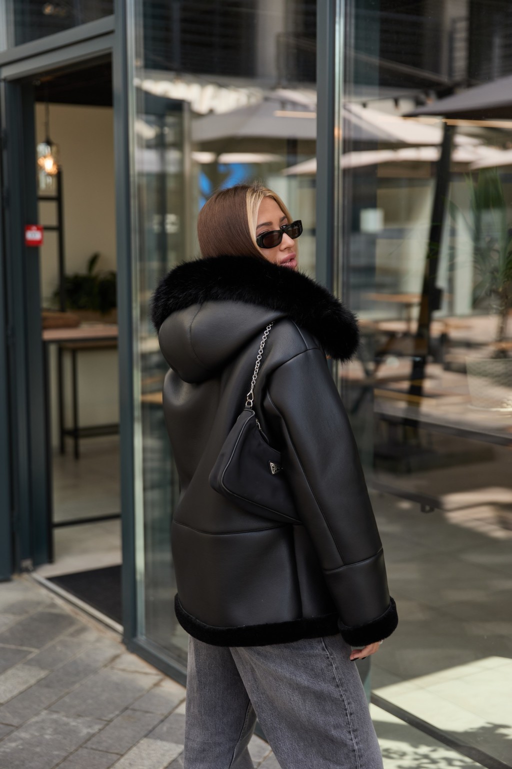 Зимняя дубленка MilaNova Д-224  черный — изображение 3