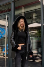 Зимняя Дубленка MilaNova Д-236  черный — изображение 2