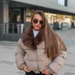 Зимняя куртка Mila Nova К-348 капучино