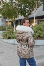 Зимняя куртка Mila Nova К-328 кап бронзовый — изображение 3