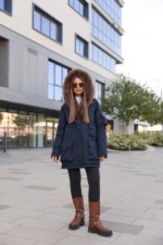 Зимняя куртка-парка К-342 синий — изображение 5