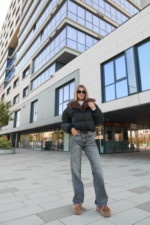 Зимняя куртка Mila Nova К-348 черный — изображение 2