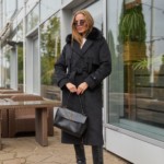 Зимнее пальто Mila Nova ПВ-345черный+ут