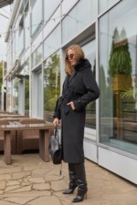 Зимнее пальто Mila Nova ПВ-345черный+ут — изображение 2