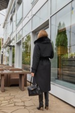 Зимнее пальто Mila Nova ПВ-345черный+ут — изображение 4