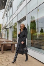 Зимнее пальто Mila Nova ПВ-345черный+ут — изображение 5