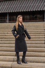 Зимнее пальто Mila Nova ПВ-348 черный+ут — изображение 3