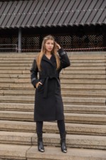 Зимнее пальто Mila Nova ПВ-348 черный+ут