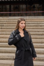 Зимнее пальто Mila Nova ПВ-348 черный+ут — изображение 2