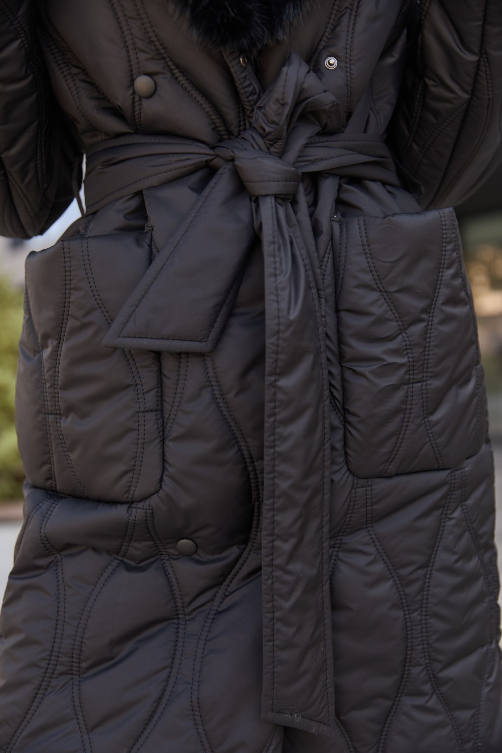 Зимнее пальто Mila Nova ПВ-357 черный — изображение 3