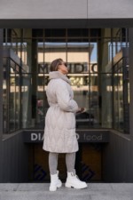 Зимнее пальто Mila Nova ПВ-357 серый — изображение 6