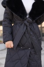 Зимнее пальто Mila Nova ПВ-358 черный — изображение 3