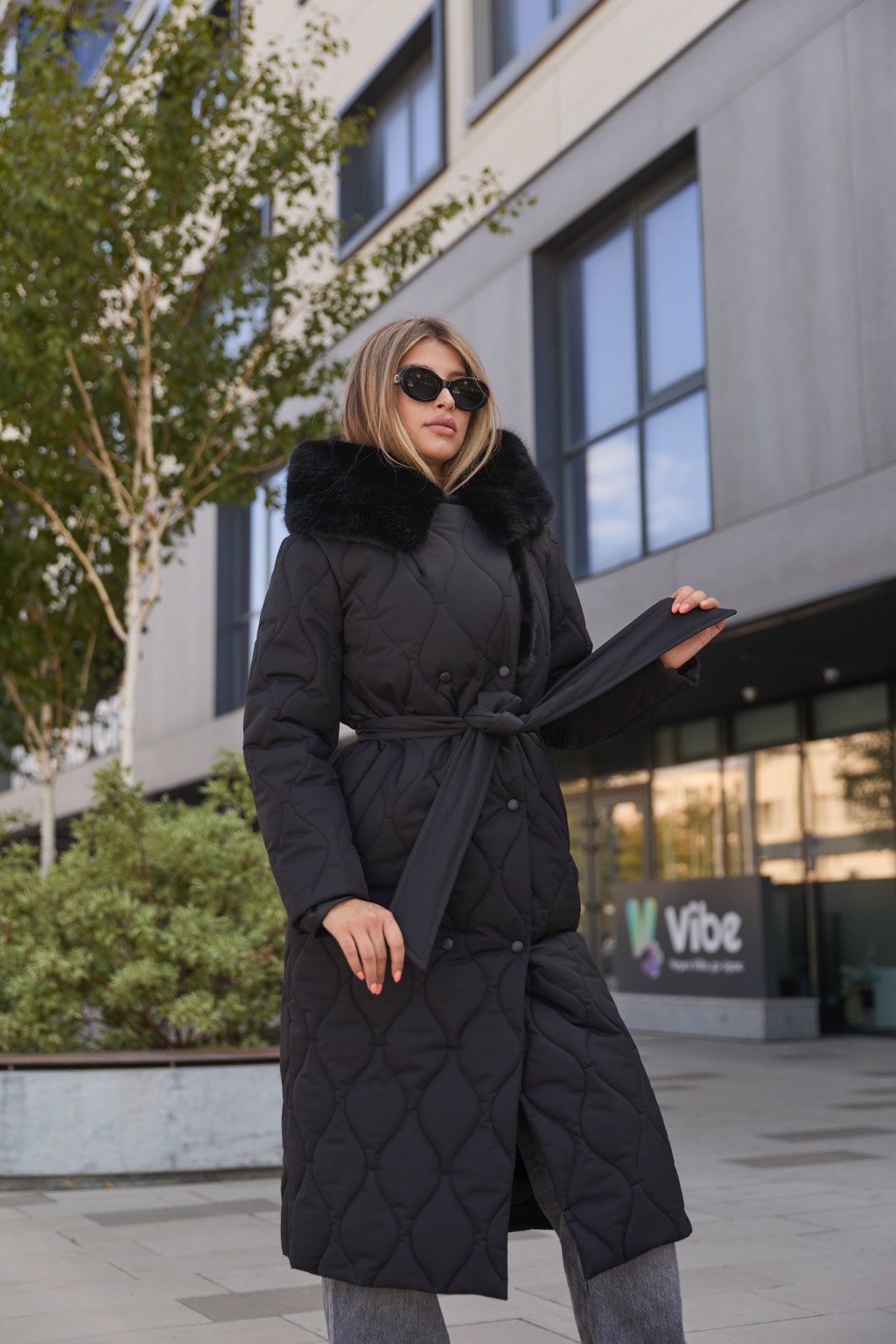 Зимнее пальто Mila Nova ПВ-358 черный — изображение 5