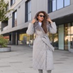 Зимнее пальто Mila Nova ПВ-358 серый